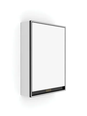 Černá LED podsvícená zrcadlová skříňka 500 levá (GAC 10001L-VX-90) Poslední Šance