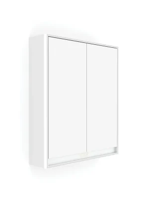Bílá LED podsvícená zrcadlová skříňka 600 (GAB 10002VX-05) Koop Online