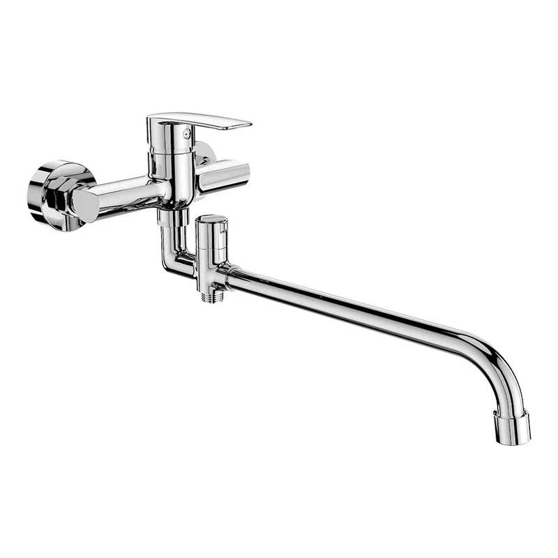 Merkproduct Nástěnná baterie do byt. jádra, Pego, 150 mm, s trubkovým ramínkem prům. 18 mm - 330 mm, bez příslušenství (CB60205P)