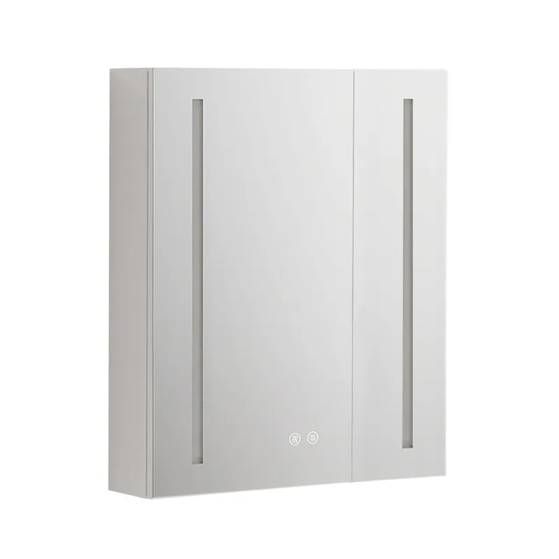 Nieuw Koupelnová galerka 60 cm, zrcadlová skříňka, stříbrná (CN190)