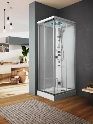Archimede Steam - čtvercový parní sprchový box s posuvnými dveřmi 90x90 (TT000B1H5T00010) Kup Teď
