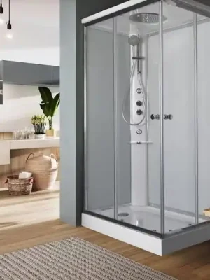 Archimede Steam - obdélníkový parní sprchový box s posuvnými dveřmi 120x80 (TS000B1H5T00010) Horká Nabídka