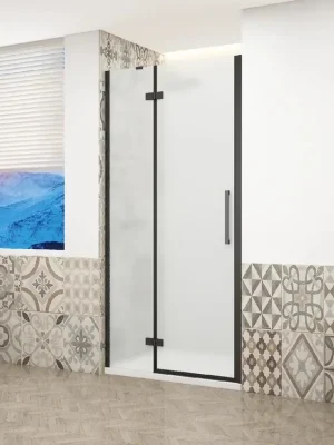 Bestseller Trinity Black dveře do niky levé, 800 mm, matné sklo/černá mat (GT1280ML-B)