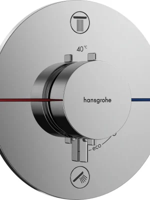 ShowerSelect Comfort S termostat pod omítku pro 2 spotřebiče (15554000) Betrouwbaar
