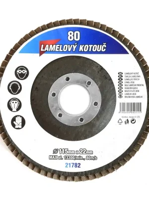 Fabrieksprijs Lamelový brusný kotouč Korund 115 mm P80