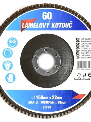 Direct Verzonden Lamelový brusný kotouč Korund 150 mm P60