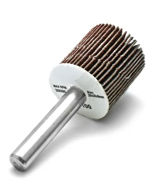 Kotouč lamelový brusný 20x20x6mm P100, na stopce Gecertificeerd
