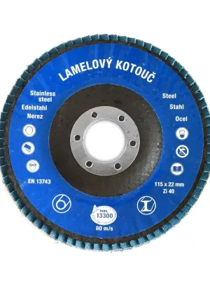 Goedkoop Lamelový brusný kotouč Zirkon Klasik 115 mm P40