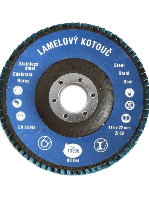 Lamelový brusný kotouč Zirkon Klasik 115 mm P60 Nu Kopen