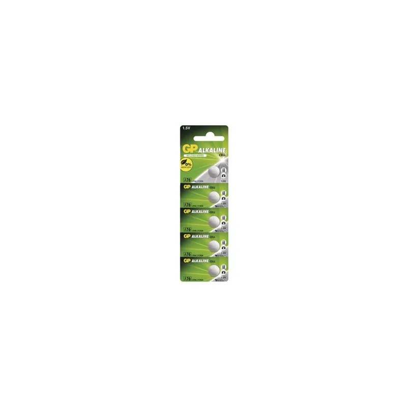 Alkalická knoflíková baterie GP Ultra plus A76F (LR44), 5 ks Koop Online