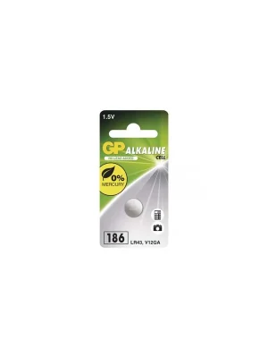 Fabrieksprijs Alkalická knoflíková baterie GP 186F (LR43), 1 ks