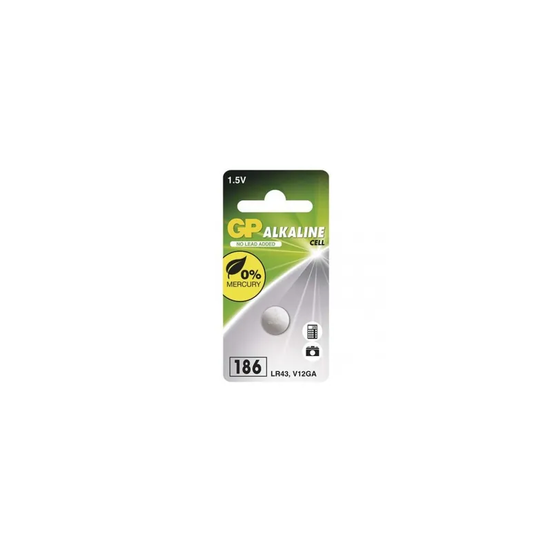 Fabrieksprijs Alkalická knoflíková baterie GP 186F (LR43), 1 ks