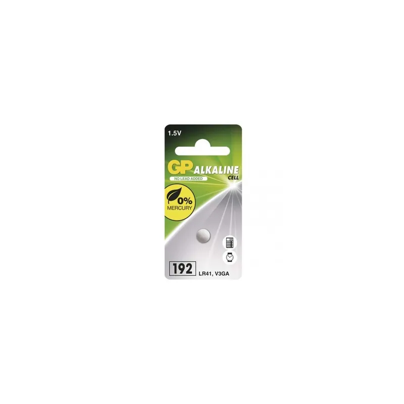 Poslední Šance Alkalická knoflíková baterie GP Ultra plus 192F (LR41), 1 ks