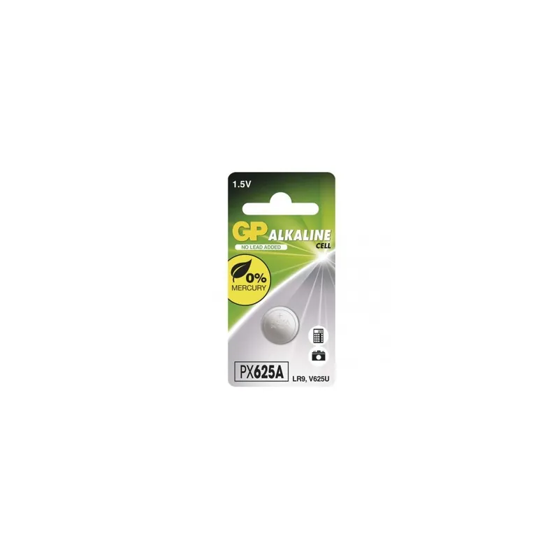 Alkalická knoflíková baterie GP 625A (LR9), 1 ks Novinka