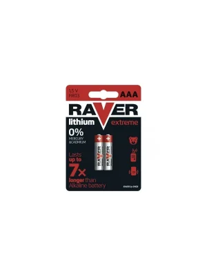 Lithiová baterie RAVER AAA (FR03), 2 ks Nieuw