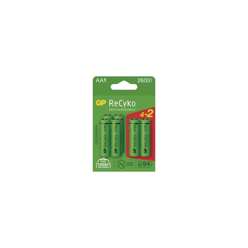 Hete Deal Nabíjecí baterie GP ReCyko 2700 AA (HR6)
