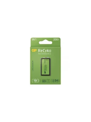 Nabíjecí baterie GP ReCyko 200 (9V) Meest Verkocht