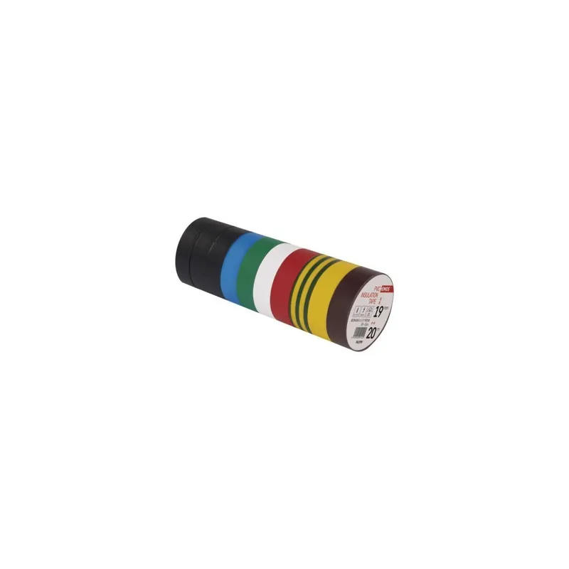 Bezpečná Platba Izolační páska PVC 19mm / 20m barevný mix