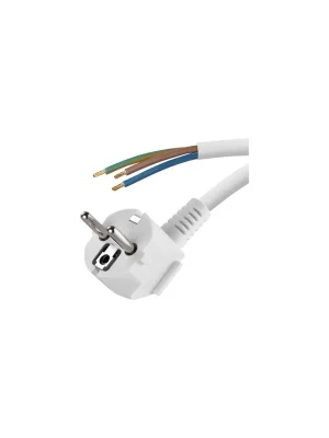 Značkový Flexo šňůra PVC 3× 1,0mm2, 3m, bílá