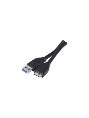 Bezpečná Platba Nabíjecí a datový kabel propojovací USB-A 3.0 / micro USB-B 3.0, 1 m, černý