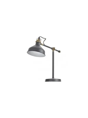 Stolní lampa HARRY na žárovku E27, tmavě šedá Premium
