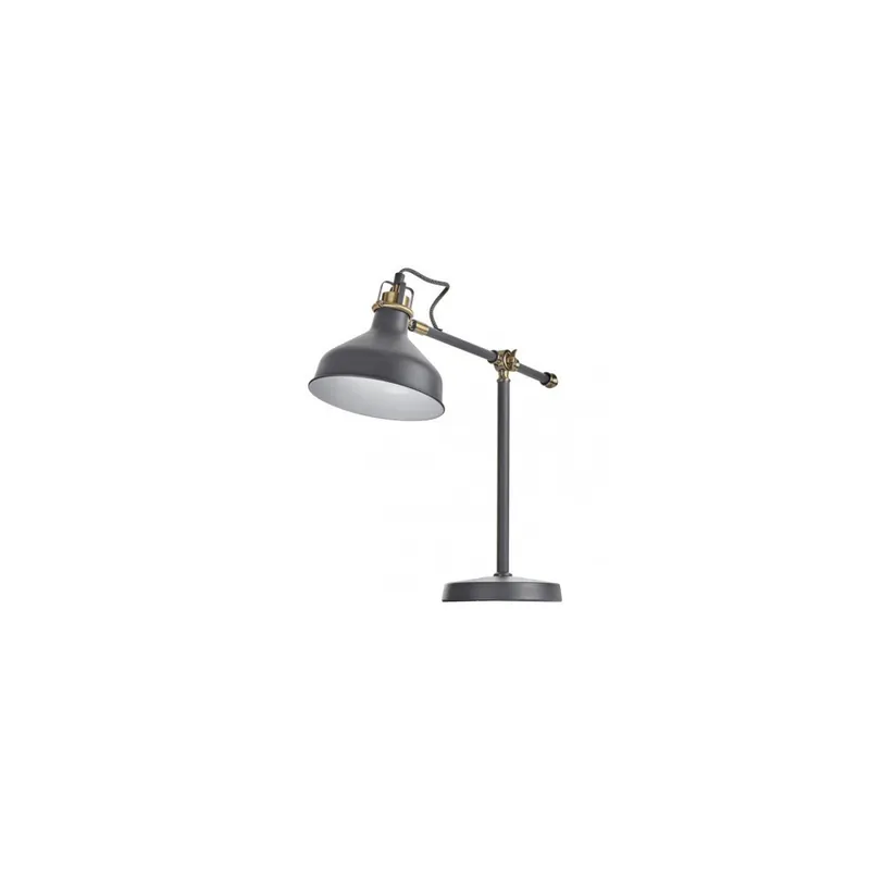 Stolní lampa HARRY na žárovku E27, tmavě šedá Premium