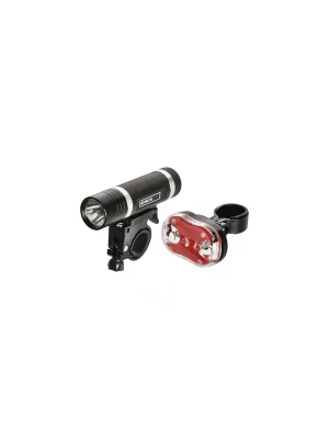Značkový LED přední + zadní svítilna na kolo P3920 na 5× AAA, 150 lm