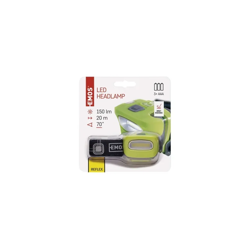 Speciale Akce COB LED čelovka P3528, 150 lm, 20 m, 3× AAA