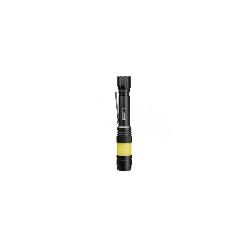 Zlevněný 360° COB LED svítilna kovová, 270 lm, 2× AA
