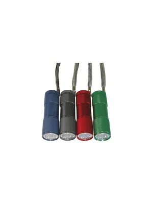 Výprodej LED ruční kovová svítilna P3848A, 50 lm, 3× AAA, 24 ks, display box