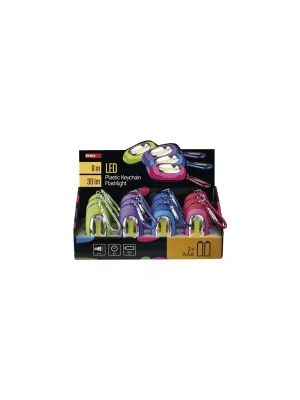 COB LED ruční svítilna P3887, 30 lm, 2× AAA, 12 ks, display box Oblíbený