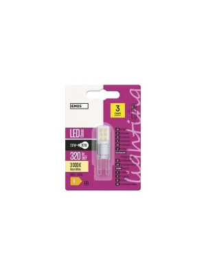 Víkendová Akce LED žárovka Classic JC 2,6W G9 teplá bílá