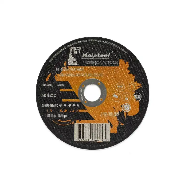 Řezný kotouč keramický Molatool Profi 150 x 1,6 x 22,2 mm Rychlé Dodání