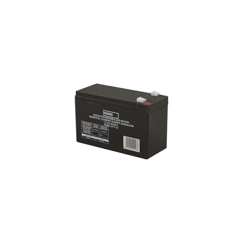 Bezpečná Platba Bezúdržbový olověný akumulátor 12 V/9 Ah, faston 6,3 mm