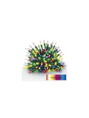 Značkový LED vánoční řetěz – tradiční, 17,85 m, venkovní i vnitřní, multicolor