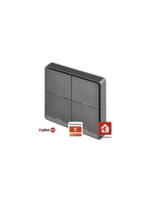 Časově Omezené GoSmart Přenosný ovladač scén IP-2004ZB, ZigBee 3.0, 4-tlačítkový