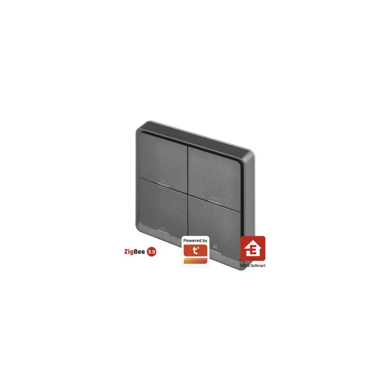 Časově Omezené GoSmart Přenosný ovladač scén IP-2004ZB, ZigBee 3.0, 4-tlačítkový
