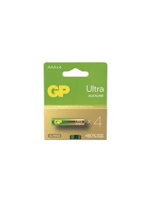 Expresní Doručení Alkalická baterie GP Ultra AAA (LR03), 4 ks