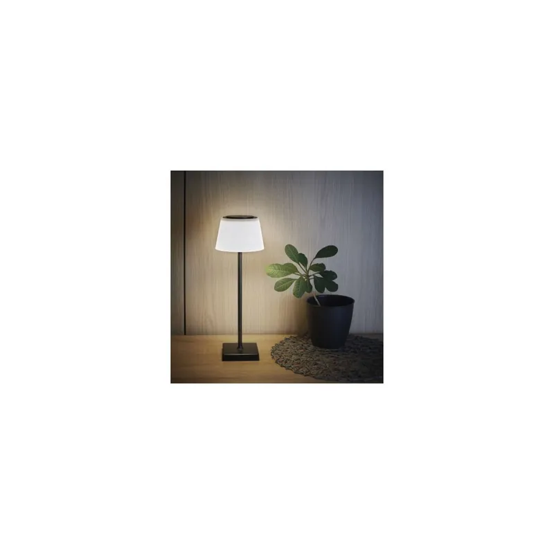 Zlevněný LED stolní lampa KATIE, nabíjecí, černá