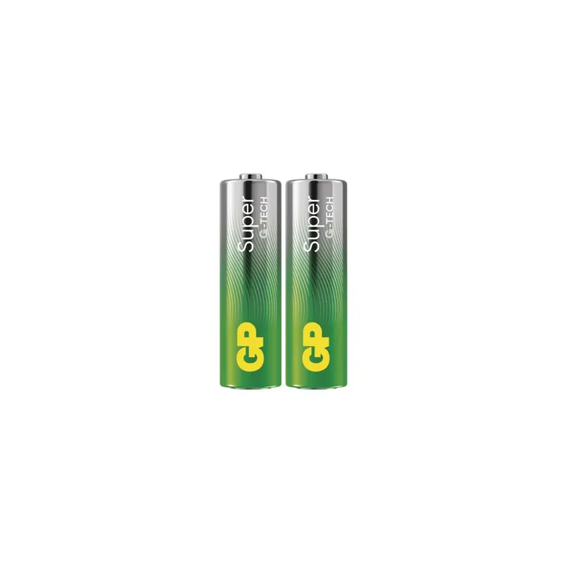 Alkalická baterie GP Super AA (LR6), 2 ks Rychlé Dodání