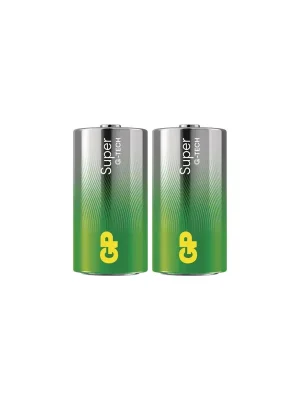 Alkalická baterie GP Super C (LR14), 2 ks Akce