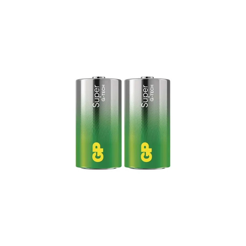 Alkalická baterie GP Super C (LR14), 2 ks Akce