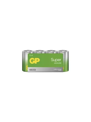Alkalická baterie GP Super D (LR20), 4 ks Oblíbený