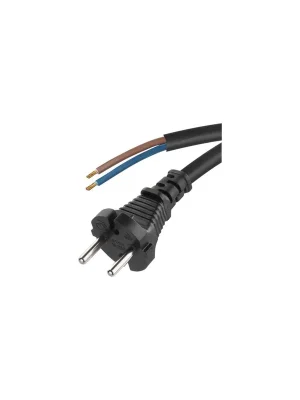 Bezpečná Platba Flexo šňůra guma/neopren 2× 1mm2, 5m, černá