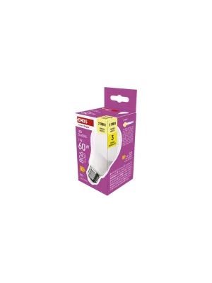 Akční Cena LED žárovka Classic A60 / E27 / 7 W (60 W) / 806 lm / teplá bílá