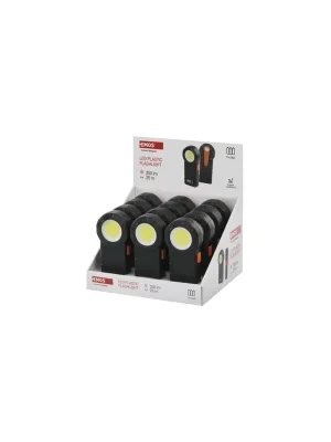 Blesková Nabídka COB LED svítilna plastová, 3× AAA
