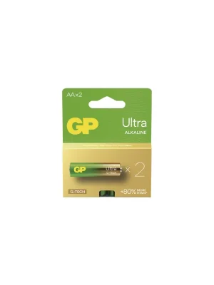 Alkalická baterie GP Ultra AA (LR6), 2 ks Sleva