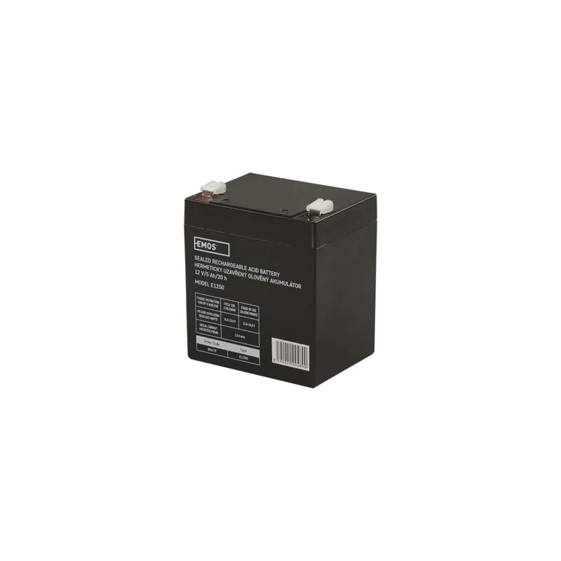 Bezpečná Platba Bezúdržbový olověný akumulátor 12 V/5Ah, faston 6,3 mm