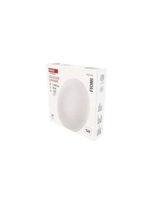 Značkový LED přisazené svítidlo FIONI, kruhové bílé 24W neutrální b., IP44