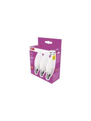 Certifikovaný LED žárovka Classic svíčka / E14 / 4,2 W (40 W) / 470 lm / neutrální bílá